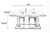 Minimalistic Marble Dining Table Set