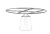 Modern Artistic Marble Dining Table / Lixra