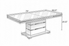 Modish Marble Palatial Dining Table Set