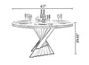 Minimalistic Designed Marble Top Dining Table