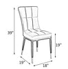 4-Piece Leather Upholstered Dining Chairs