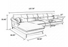 Luxury Convertible Leather Sectional Sofa