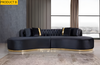 Elegant Contemporary 2-Seater Tufted Couch Set / Lixra