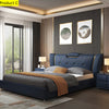 Modern Sophisticated Leather Platform Bed / Lixra