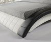 Modern Wave Design LED Leather Bed / Lixra