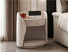Modern Set Of 2 Wooden Nightstand With Drawer / Lixra