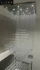 Semi-Flush Mounted Crystal Modern Chandelier