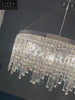 Spectacular Stainless Steel Adjustable Chandelier