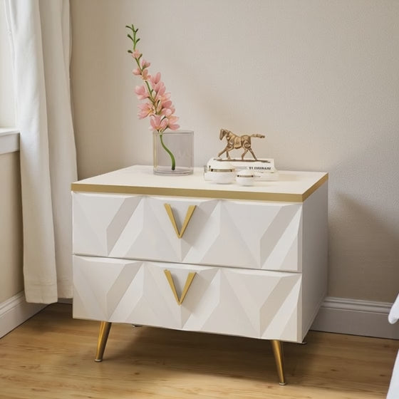 Set Of 2 Modern Design Wooden Night Stand / Lixra