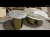 Modern Marble Coffee Table With Side Table