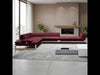 Velvet Fabric Sectional Sofa for Living-Room
