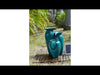 Ceramic-Look 3-Tier Waterfall Indoor Fountain
