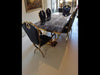 Multipurpose Rectangular Marble Dining Table-Set / Lixra