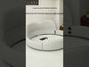 Luxurious Leather LED Modern Round Bed / Lixra