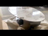 Modern Oval Shaped Marble Coffee Table