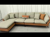 Luxury Convertible Leather Sectional Sofa