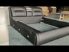 Modern Multi-Functional Leather Bed / Lixra