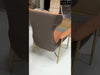 Modern Leather Upholstered Accent Chair