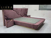 Modern Velvet Fabric Bed With Speculative Designs / Lixra
