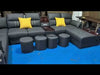 Trendy leather Comfortable Sectional Sofa / Lixra