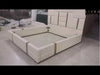 Luxurious Rectangular and Spacious Leather Bed
