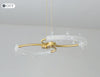 Luxurious 2-Head Circular Crystal Pendant Lamp For Lounge Elegance / Lixra