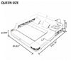 Contemporary Modern Multifunctional Leather Bed