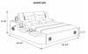Modern Multifunctional Exquisite Design Leather Bed