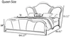 Rich Infinite Look Modern Leather Bed