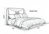 Luxurious Style Exquisite Designed Leather Bed / Lixra