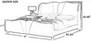 Modern Designed Classic Look Leather Bed
