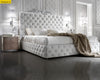 Modern Luxurious Button Tufted Leather Bed/ Lixra