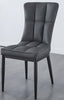 Set Of 4 Cozy Comfort Leather Dining Chairs / Lixra