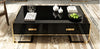 Wooden Rectangular Shiny Coffee Table / Lixra