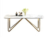 Luxurious Marble Rectangular Dining Table / Lixra