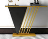 Modern V-Shaped Marble Accent Table / Lixra