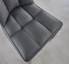 4-Piece Leather Upholstered Dining Chairs / Lixra