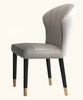 Set Of 4 Cozy Leather Dining Chairs / Lixra