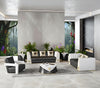 Leather Upholstered Sofa Set for Living Room / Lixra