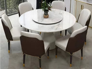 Classic Designed Marble Dining Table Set / Lixra