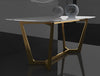 Elegant Rectangular Marble Dining Table-Set / Lixra