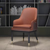Set Of 4 Luxurious Leather Dining Chairs / Lixra