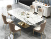 Post Modern Marble Dining Table Set / Lixra