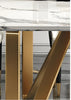 Rich Pleasant Marble Dining Table Set / Lixra