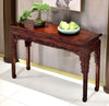 Wooden Crafted Rectangular Accent Table / Lixra