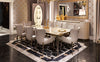 Ultramodern Marble-Top Dining Table Set / Lixra