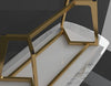 Elegant Rectangular Marble Dining Table-Set