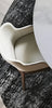 Metallic Finish Marble Dining Table Set / Lixra