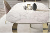 High Defined Marble-Top Dining Table Set / Lixra