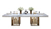 Modern Marble Dining Table Set / Lixra